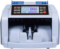 Compteur de billets portable PB-2880 avec écran LCD, machine de comptage multi-devises, détecteur de faux billets USD/EUR/IQD/TRY avec détection UV