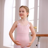 Robe de ballet jaune accessoires de danse de ballet robe danse coréenne entraînement de gymnastique pour enfants pratique robe de danseurs de ballet