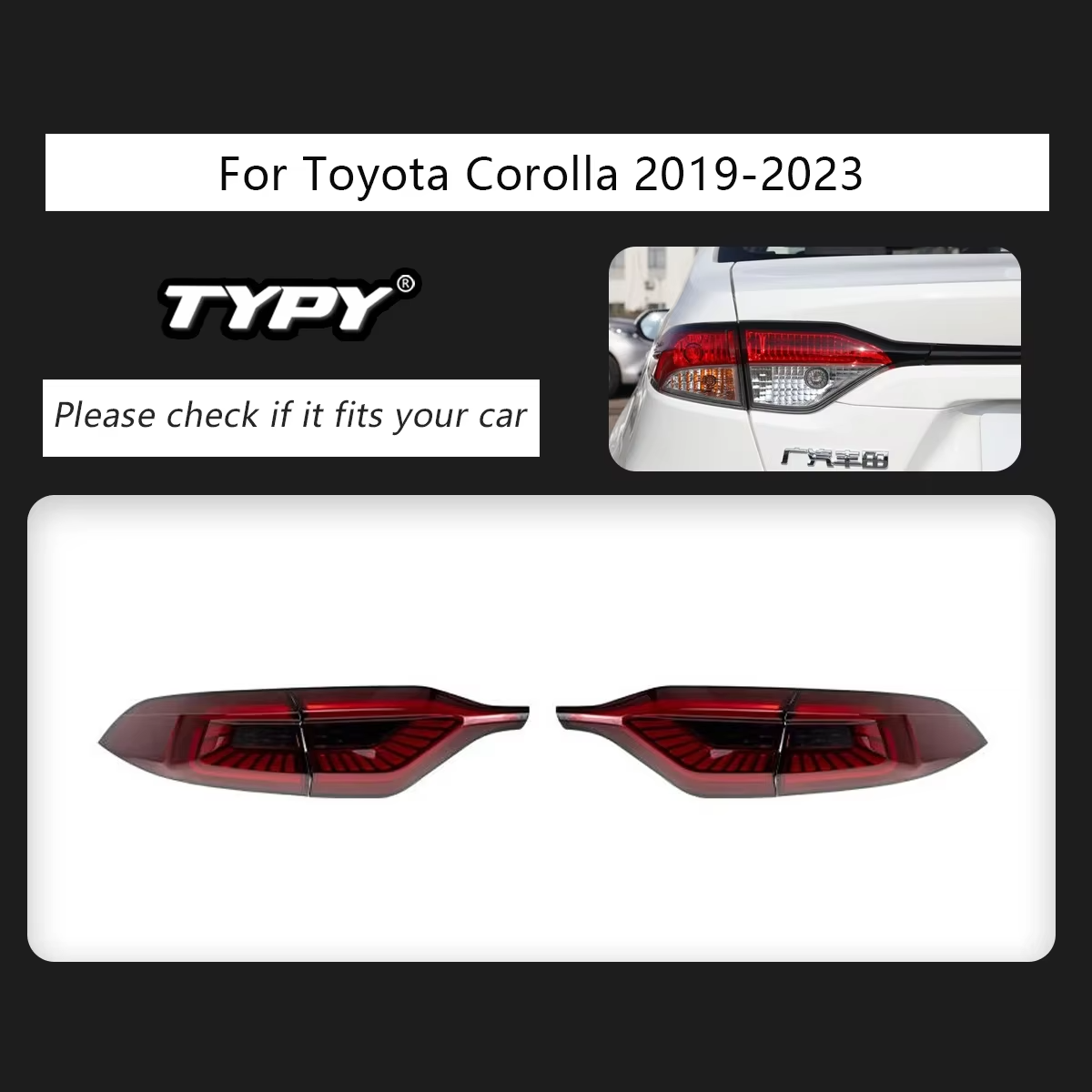 uniquement feu arrière rouge