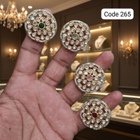 Cincin Mewah Berlapis Tembaga Antik Kuningan dengan Zirkonia Kubik Motif Bunga Etnik untuk Wanita, Dapat Disesuaikan, untuk Pesta Pernikahan dan Acara Fashion