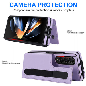 Custodia Protettiva Pieghevole in Pelle PU Antiurto per Samsung <span class=keywords><strong>Galaxy</strong></span> <span class=keywords><strong>Z</strong></span> Fold 7 /6 /5 con Slot per Penna - Product Image 5