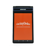 Tablette POS Android 14 8 pouces avec imprimante 80 mm et lecteur NFC |   Terminal de point de vente intelligent pour restaurant