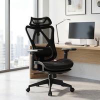 Chaise de bureau ergonomique moderne de haute qualité en maille, chaise de jeu, appui-tête réglable, accoudoirs, soutien lombaire, couleur personnalisable