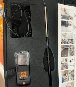 Nouveau détecteur de gaz CO2 portable Testo 440 d'origine allemande, analyseur de CO2 infrarouge, anémomètre thermosensible - Product Image 4