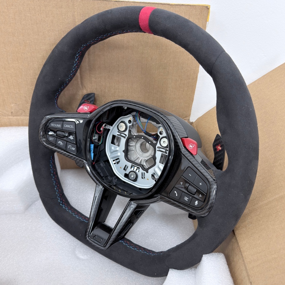 Compatible Durable Suede Lenkrad Steering Wheel (BMW Fitment), photo 3
