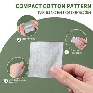 Tampons de coton cosmétiques carrés jetables Ultra-minces B1047 500 pièces pour femmes visage Spa démaquillant Nail Spa Ultra-Best coton Pad - Product Image 3
