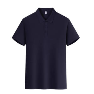 Polo ajustado liso de 220G para hombre, Polo estampado de poliéster 100%, Polo personalizado con logotipo propio, Polo de manga corta para hombre - Product Image 2