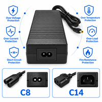 Adaptateur Secteur Commutable de Bureau 24V 5A 120W AC/DC avec Connecteurs DC Multiples 5.5x2.5mm pour Décodeur, Routeur, LED - Vente en Gros Personnalisée
