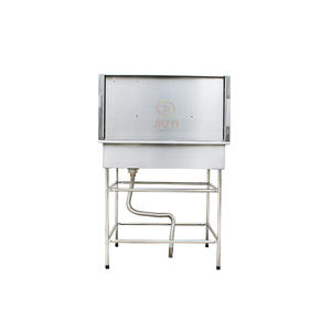 Bañera comercial para aseo de mascotas, fregadero de lavado de perros de acero inoxidable para salones y clínicas de mascotas - Product Image 3