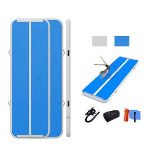 Matelas gonflable portable imperméable Happygo, équipement de gymnastique, piste de tumbling gonflable pliable - Product Image 4