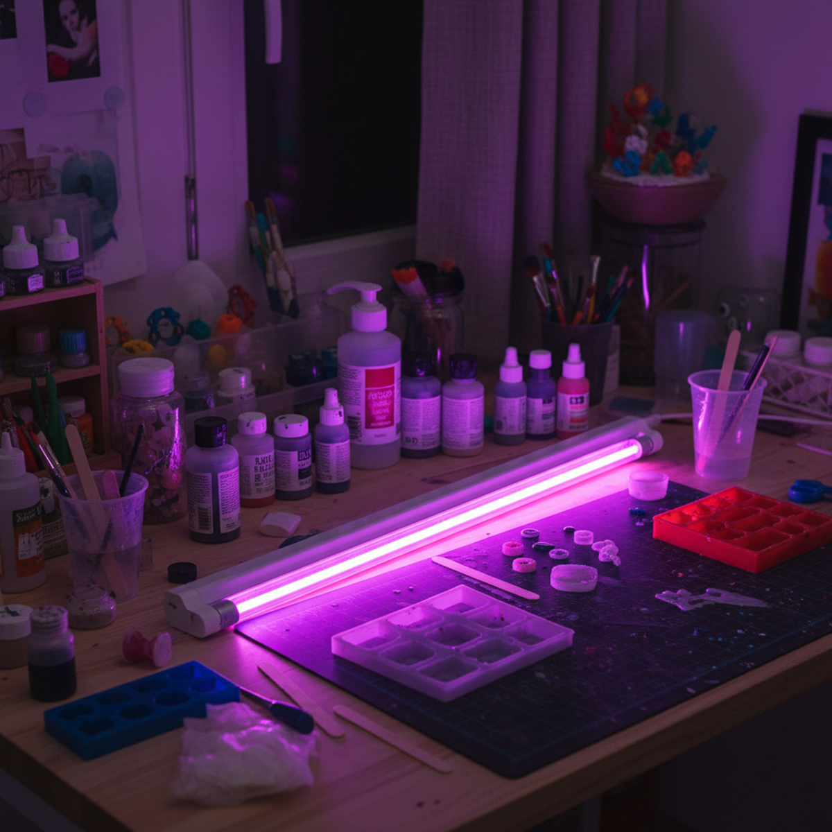 UV 365nm Black Light 220V T5 Led Ultraviolet Tube Lamp Lights Purple Stage Party Atmosphere Home Ambient Decor Resin Curing USB