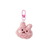 Porte-clés animal, pendentif de sac à dos pour couple, ours en peluche, jouet en peluche, clé de voiture