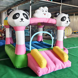 <span class=keywords><strong>Château</strong></span> gonflable en PVC blanc avec toboggan pour les fêtes en plein air, les mariages, les locations de châteaux gonflables - Product Image 5