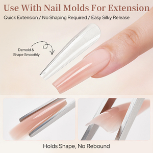 BORN PRETTY Gel Constructeur Couleur Rose Nude 15ml Sans TPO Sans HEMA Auto-nivelant 8 en 1 Gel Dur pour Extension d'Ongles - Product Image 4