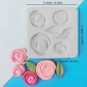 Fondant Silicone Cake <b>Molds</b> Flower Shape For Cake Decorating Wedding DIY <b>Mold</b> Set - Product Image 2