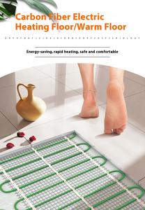 Hoch effiziente Graphen-Heiz matte 20 W/<span class=keywords><strong>M</strong></span>, parallele Leiter in einer PE-Hülle für gleichmäßige und nachhaltige Fußboden wärme - Product Image 6