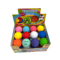 Emballage CDU écologique personnalisé fabrication de balle rebondissante creuse de bonne qualité en caoutchouc Hot Shot Handball Squash Racquetball