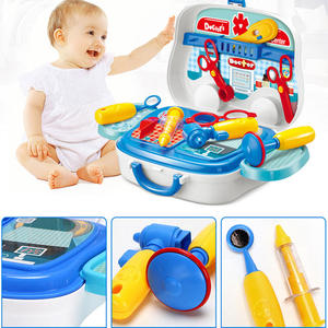 Valise médicale jouet pour enfants avec roulettes, seringue, thermomètre, jeu de rôle de docteur, portable, cadeau d'apprentissage précoce - Product Image 3