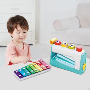 2024 Musical bébé sensoriel Montessori jouets arc-en-ciel 8 tons <span class=keywords><strong>Xylophone</strong></span> jeu pour bébé - Product Image 5