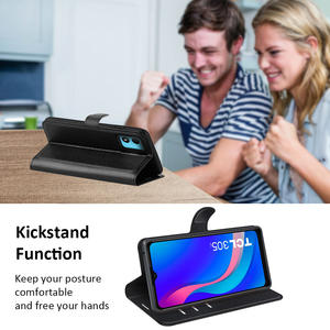 <span class=keywords><strong>Funda</strong></span> de cuero Pu con tapa para teléfono <span class=keywords><strong>TCL</strong></span> 10 Pro <span class=keywords><strong>305i</strong></span> 303, billetera con ranura para tarjetas - Product Image 3
