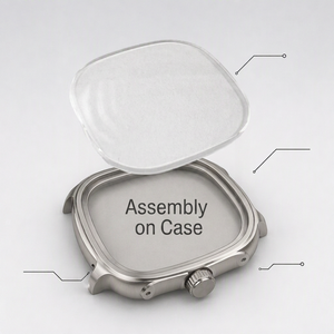 <span class=keywords><strong>ORINO</strong></span> G-4 Quadratische Doppel-Kuppelgläser aus Mineralglas 40mm Uhrenwerkzeuge für Uhrenteile - Product Image 5