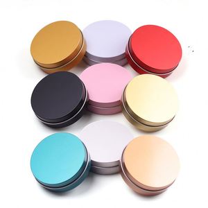 Boîtes en métal sans soudure avec couvercles, personnalisables avec logo imprimé, finition mate, pour la fabrication de bougies - Product Image 4