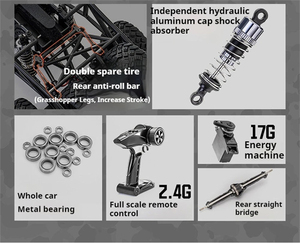 HBX 3100A <span class=keywords><strong>UDR</strong></span> 1/16 2.4G 4WD 45 km/h Brushless RC per auto fuoristrada fuoristrada per autocarro per veicoli ad alta velocità - Product Image 4