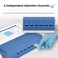 Détecteur d'aflatoxine à haute précision totale, testeur rapide quantitatif par fluorescence pour la détection de l'aflatoxine B1 dans les céréales et l'huile, AC 100V-240V 400W