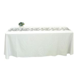 <span class=keywords><strong>Design</strong></span> di lusso Jacquard Runner stampato in poliestere lavorato a maglia per banchetti di nozze Home Hotel - Product Image 2