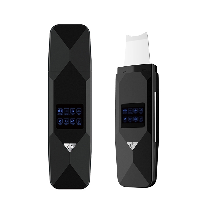 Электрическая ультразвуковая шпатель для пилинга омертвевшей кожи лица, портативная ионная ультразвуковая шпатель для пилинга лица, ультразвуковой скруббер для кожи