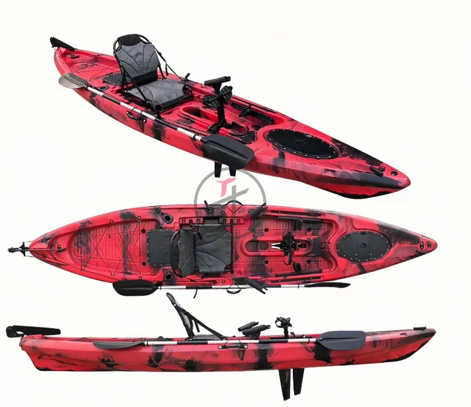 Plastic Rotational Molding Roto Mold Customized Rotomolding Sit On Top Fishing Kayak