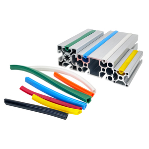 Chất lượng cao Tùy chỉnh không hợp kim nhôm hồ sơ vuông PP <span class=keywords><strong>PVC</strong></span> ABS con dấu cao su ép đùn bìa dải tiêu chuẩn t khe cắm chất lượng - Product Image 2