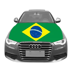 Wholesale Mexico America Canada National Custom Polyester All Countries Brazil Car Hood Cover Flag