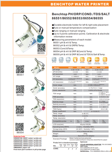 Medidor de Calidad del Agua Multifuncional TTLTES PH/Cond./TDS/Sal. Medidor de pH con Rango de 0.00~14.00 - Product Image 4