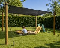 Voile d'ombrage en tissu maillé pour extérieur, jardin, patio, balcon, cour, plantes
