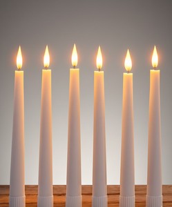 Bougies coniques en cire de paraffine Lavande Élégance de Minuit, faites à la main, sans fumée, lot en gros, pour décoration intérieure, mariages, anniversaires, Noël - Product Image 1
