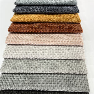 Atacado preço barato respirável chenille verifica sofá tecido para móveis têxteis estofos - Product Image 1