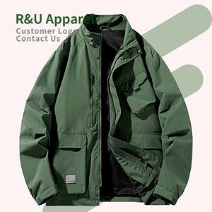 Nouvelle veste de travail décontractée pour homme, en polyester, durable, multi-poches, pour le printemps et l'automne, idéale pour les activités de plein air - Product Image 5