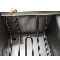Cuiseur à pâtes professionnel à gaz 6 paniers en acier inoxydable 304 avec base armoire pour cuisine de restaurant