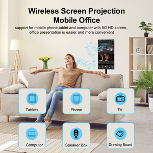 Eimio Tương Tác OEM 21.5 Inch FHD Di Động Thông Minh TV Với 6 + 128G <span class=keywords><strong>Android</strong></span> 12 IPS 1080P Màn Hình Cảm Ứng Trắng LED Đèn Nền Tủ - Product Image 6