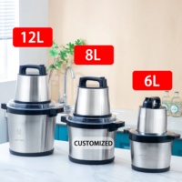 Harga Terbaik Mesin Penggiling Daging Listrik Stainless Steel 6L/10L/15L Mesin Penumbuk Fufu/Penggiling Ubi Manual Tenaga Listrik untuk Mobil