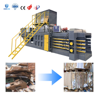Compacteur de rebuts métalliques hydraulique horizontal entièrement automatique largement utilisé pour le recyclage