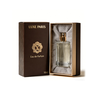 Caixa de Perfume Personalizada com Tampa e Base, Embalagem de Luxo em Papelão Rígido para Presente de Marca de Fragrâncias, Serviço de Fábrica para Atacado