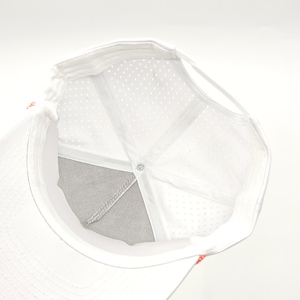 5 Panel Rubber PVC Patch Logo Gorras <strong>Waterproof</strong> Baseball Caps Custom Laser Cut Hole Perforated Performance Sports Golf Rope <strong>Hat</strong> - Product Image 6