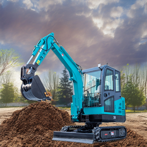 Livraison Gratuite Mini-Excavatrice 3 Tonnes avec Mini-Pelle de 1,2 Tonnes, Petite Excavatrice Économique, Composants Essentiels du Moteur et de la Pompe - Product Image 1