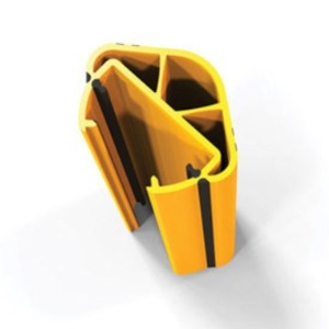 แผงกั้นนิรภัย A-Safe ขนาด 60 ซม. x 200 ซม. มาตรฐานการรับแรงกระแทก M65 ระดับการป้องกัน IP55 แบบปากกรวย สำหรับความปลอดภัยทางจราจร - Product Image 5