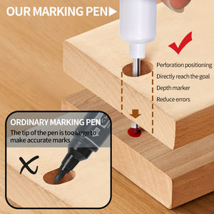 Marqueur <span class=keywords><strong>de</strong></span> charpentier à pointe longue HUAJIE en gros, marqueur permanent extra long, imperméable, résistant à l'huile, séchage rapide, chantier <span class=keywords><strong>de</strong></span> construction - Product Image 5