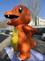 Costume de mascotte de dragon de feu souffleur d'air publicité gonflable événements de fête décorations d'halloween jeu de rôle dinosaures