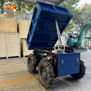 Chariots <span class=keywords><strong>à</strong></span> roues électriques sans conducteur en acier tout-terrain pour le transport de marchandises, télécommandés, <span class=keywords><strong>à</strong></span> quatre roues, chariot <span class=keywords><strong>à</strong></span> main - Product Image 2