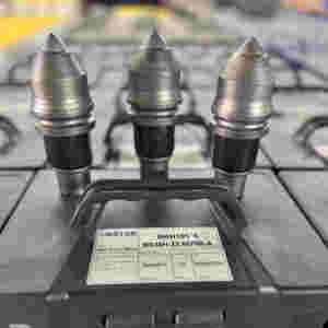 Burins à tige ronde + pointe 42CrMo BKH105 22mm à dents coniques haute performance pour foreuse rotative Matériel D - Product Image 6